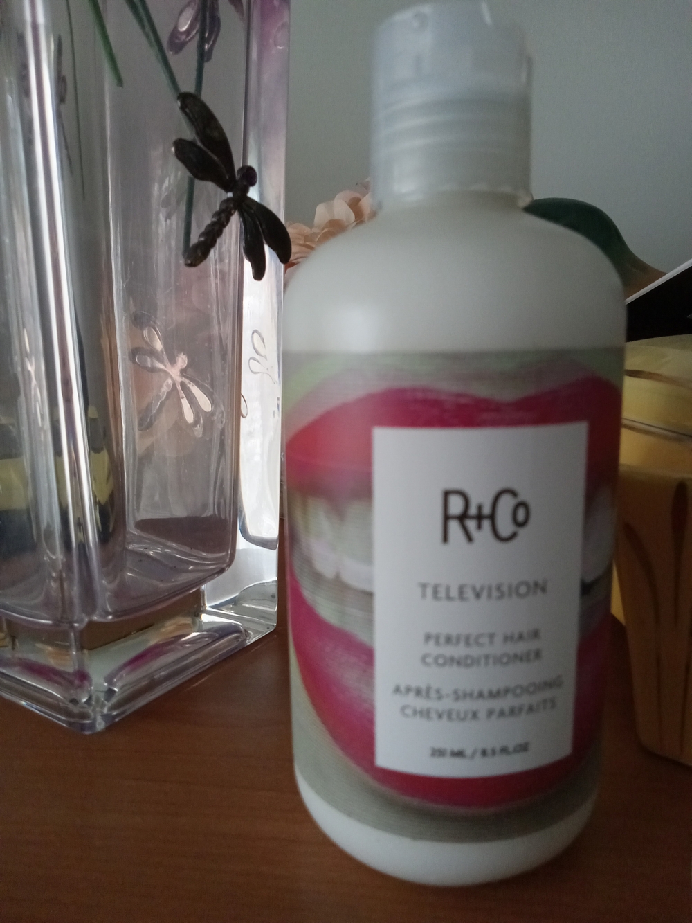 R+Co Television Perfect Hair Conditioner — White with Pink Label
